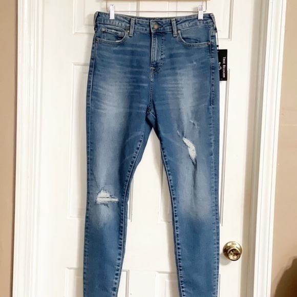 True Religion Jennie High Rise Destroy Jeans - Picture 6 of 7